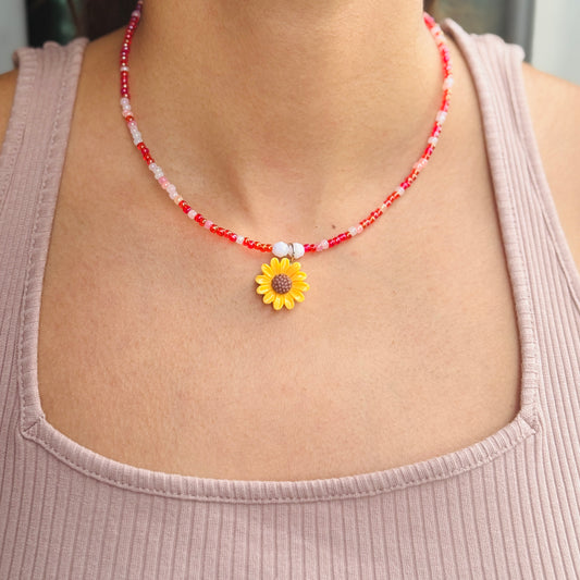 Sunflower Necklace