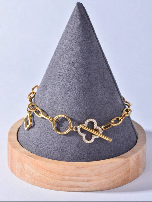 Leaf Clover Bracelet