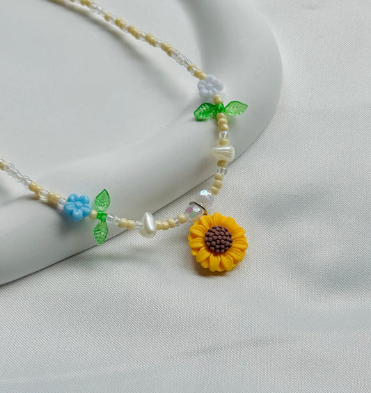 Sunflower Garden Necklace