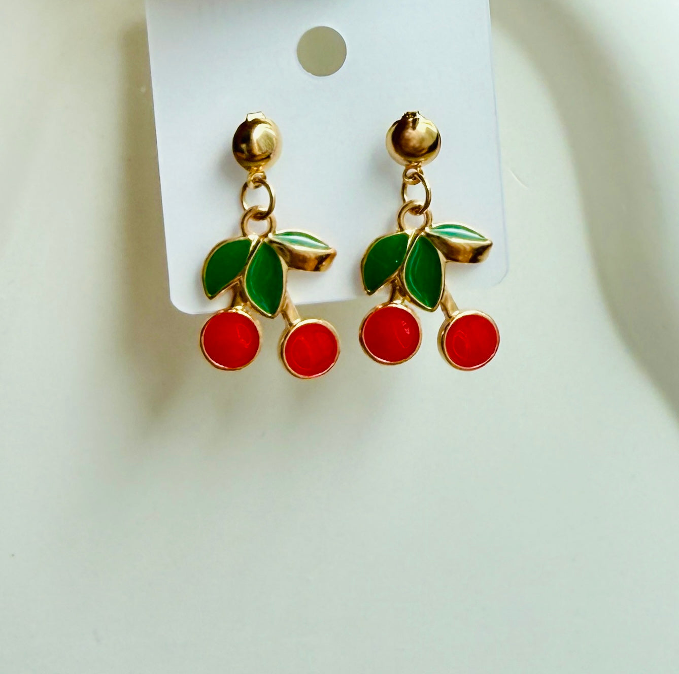 Hanging Cherry Earrings