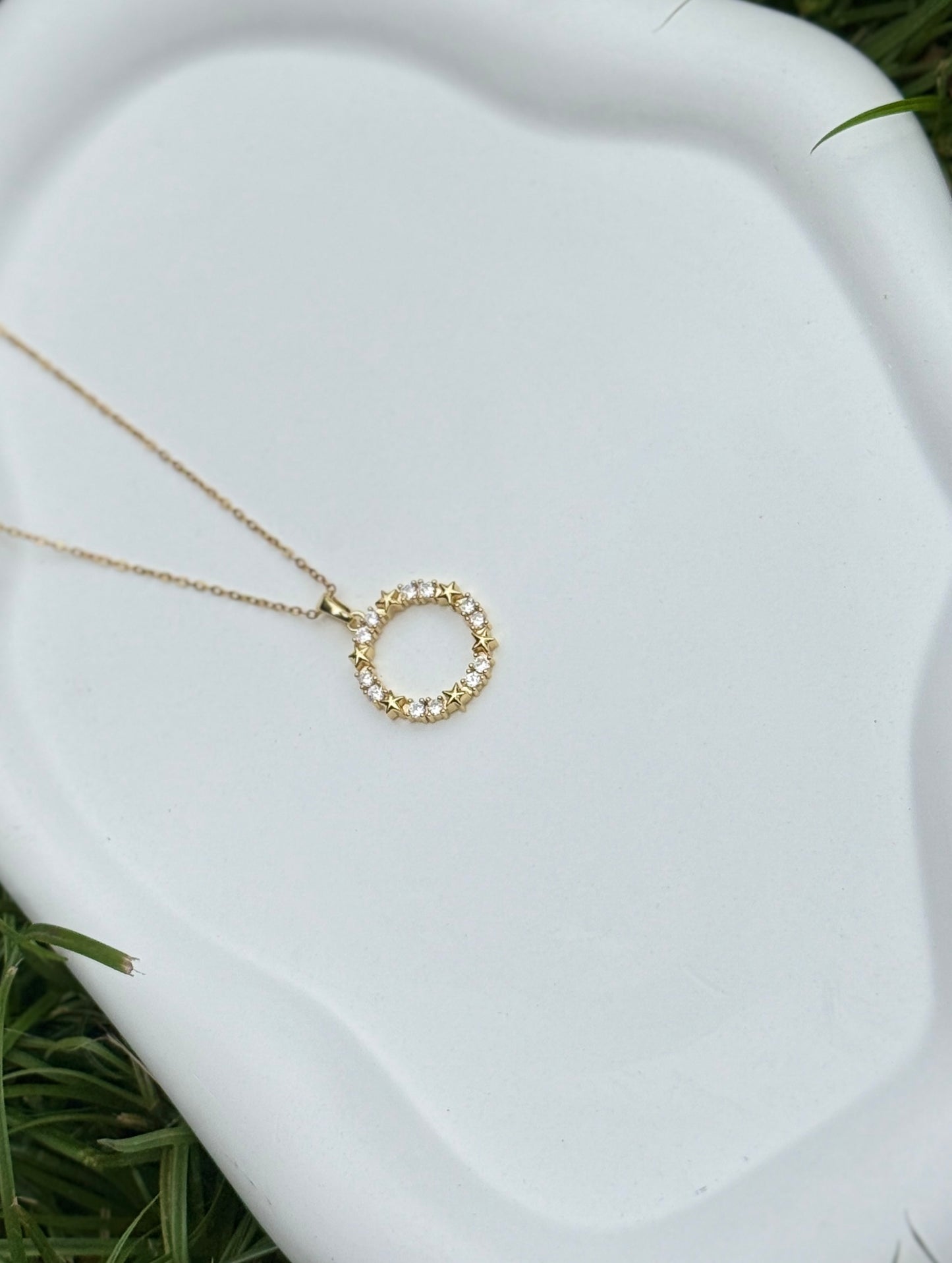 Alternate Diamond & Star Necklace